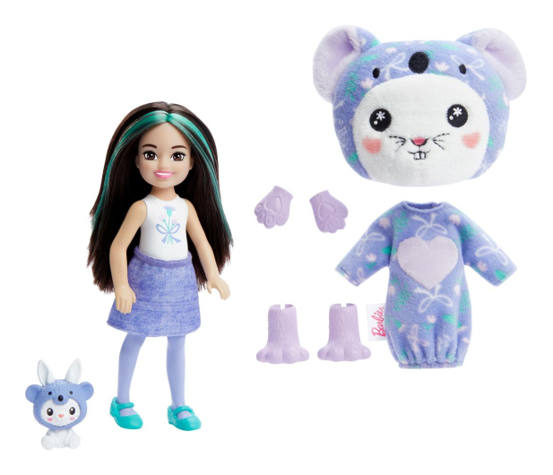 Barbie Cutie Reveal Chelsea Lalka Króliczek-Koala Seria Kostiumy - 1212829 - zdjęcie 2